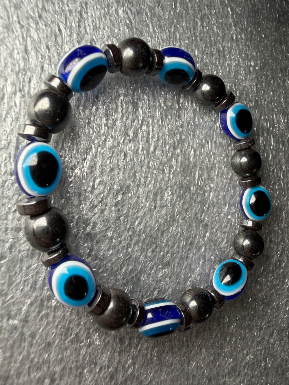 Evil Eye & Hematite Protective Bracelet